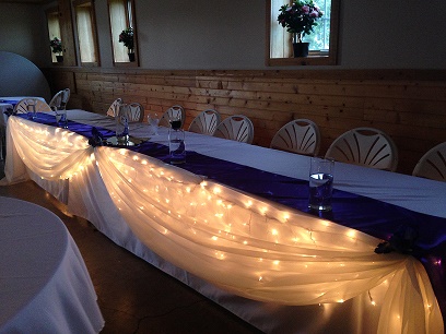 Head Table Draping Idea - Gallery - Head Table Wedding Decor Ideas